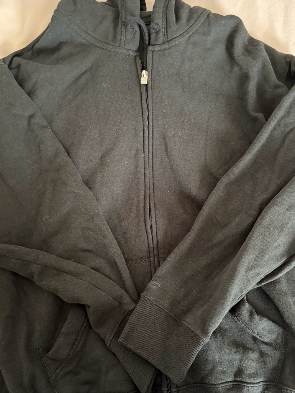 Hollister Black Full-Zip Hoodie Jacket